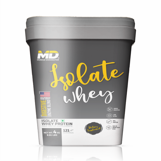 MD Isolate Whey Protein | 28 G Protein | 6 G BCAA