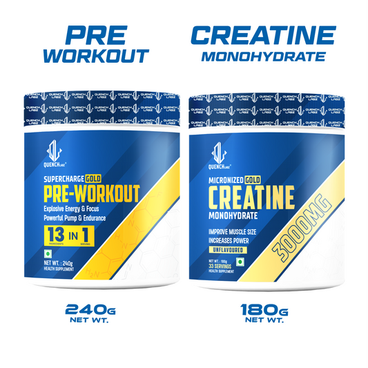 Pre-Workout 240 Gm + Creatine Monohydrate 180 Gm