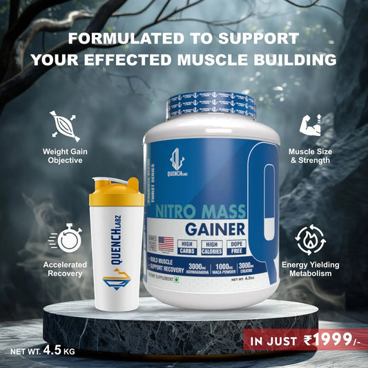 Supercharge Your Gains with Nitro Mass Gainer - Quenchlabz