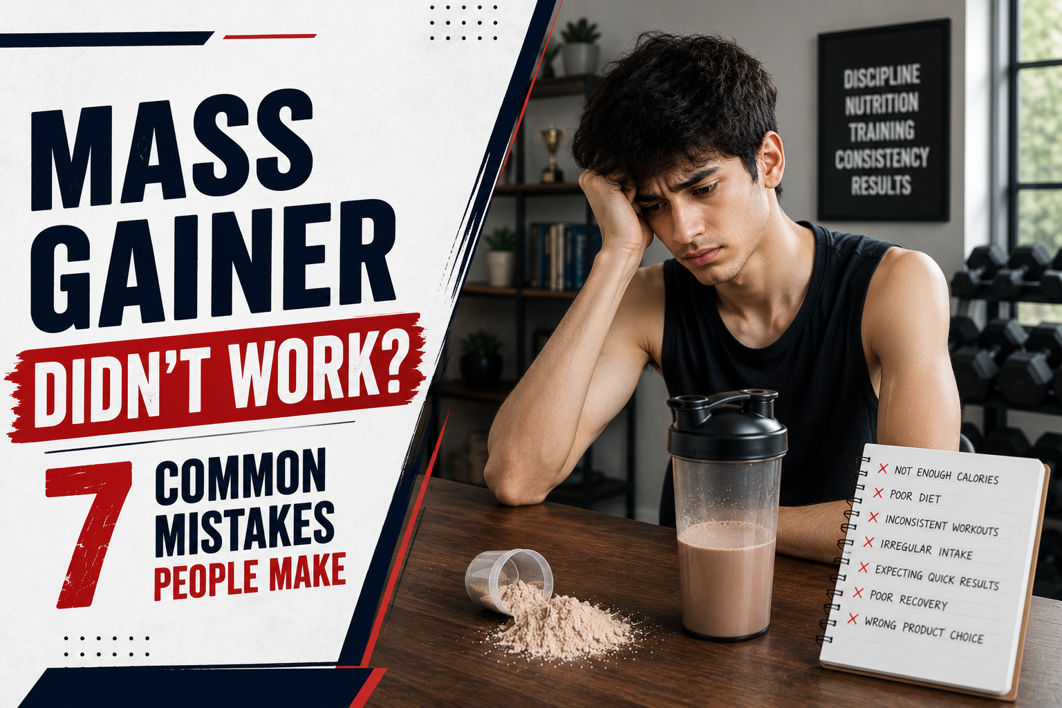 Mass Gainer Didn't Work? 7 Common Mistakes People Make