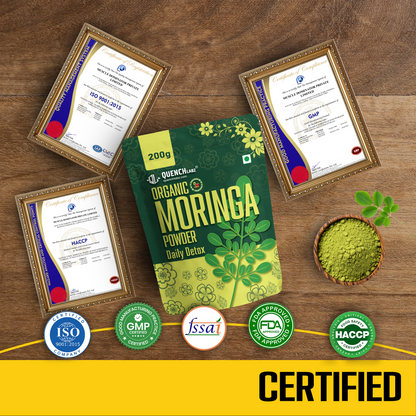 Organic Moringa Powder | Powerhouse of Minerals & Anti Oxidants