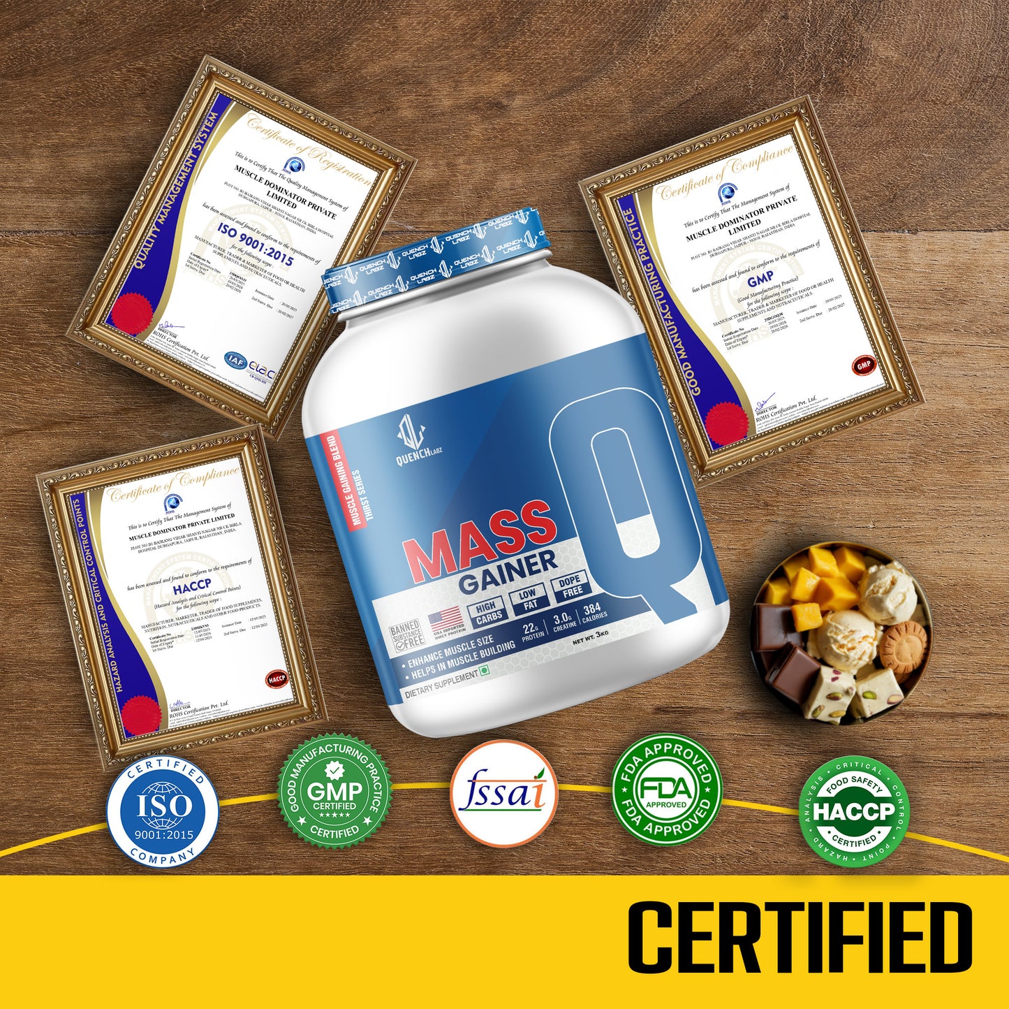 QuenchLabz - Mass Gainer - Unlock Your True Potential