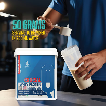 Crucial Whey Protein | Low Carb | 35.5 G Protein