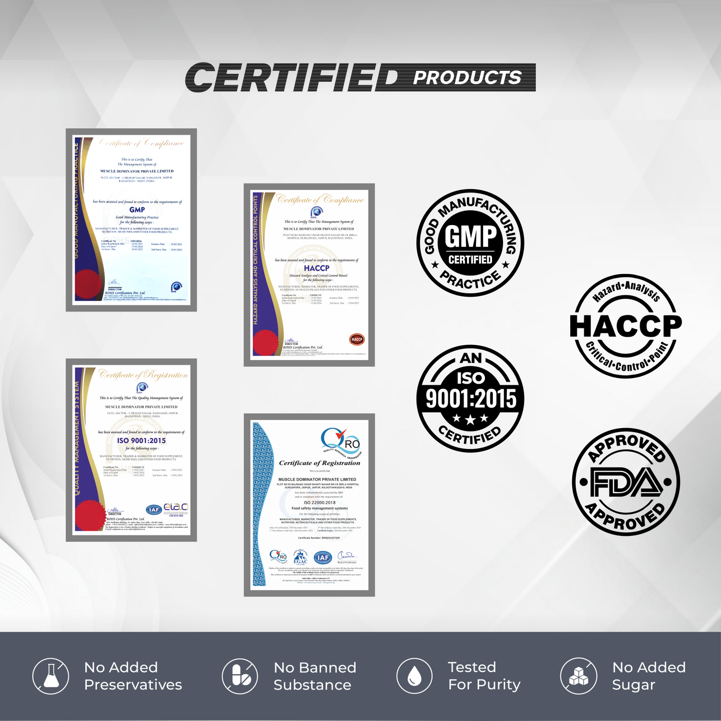 كرياتين أحادي الهيدرات الذهبي الميكروني | مختبر معمليًا | امتصاص مُحسَّن | كرياتين نقي ١٠٠٪