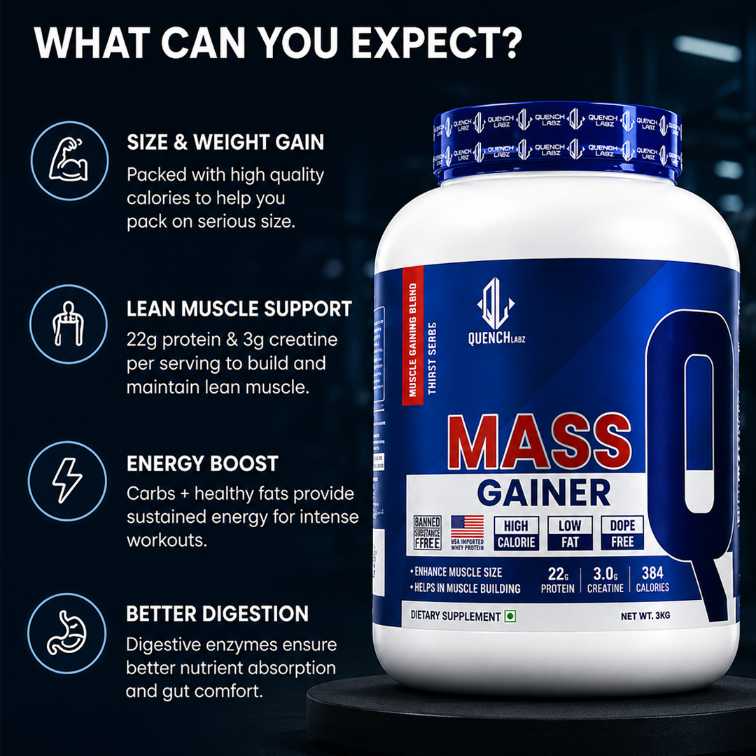 QuenchLabz - Mass Gainer - Unlock Your True Potential