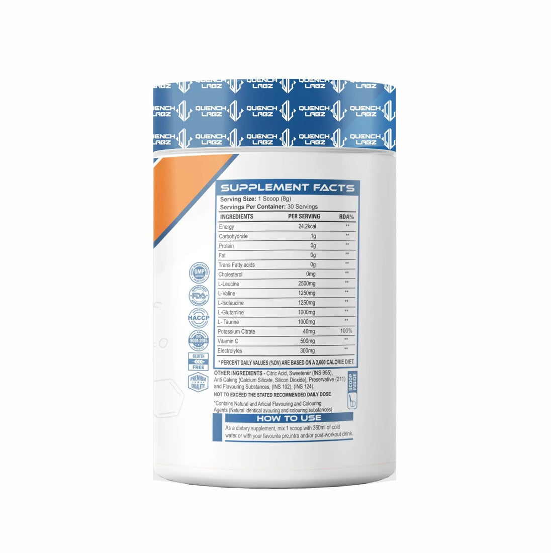 BCAA + Glutamine - Muscle Recovery Supplement