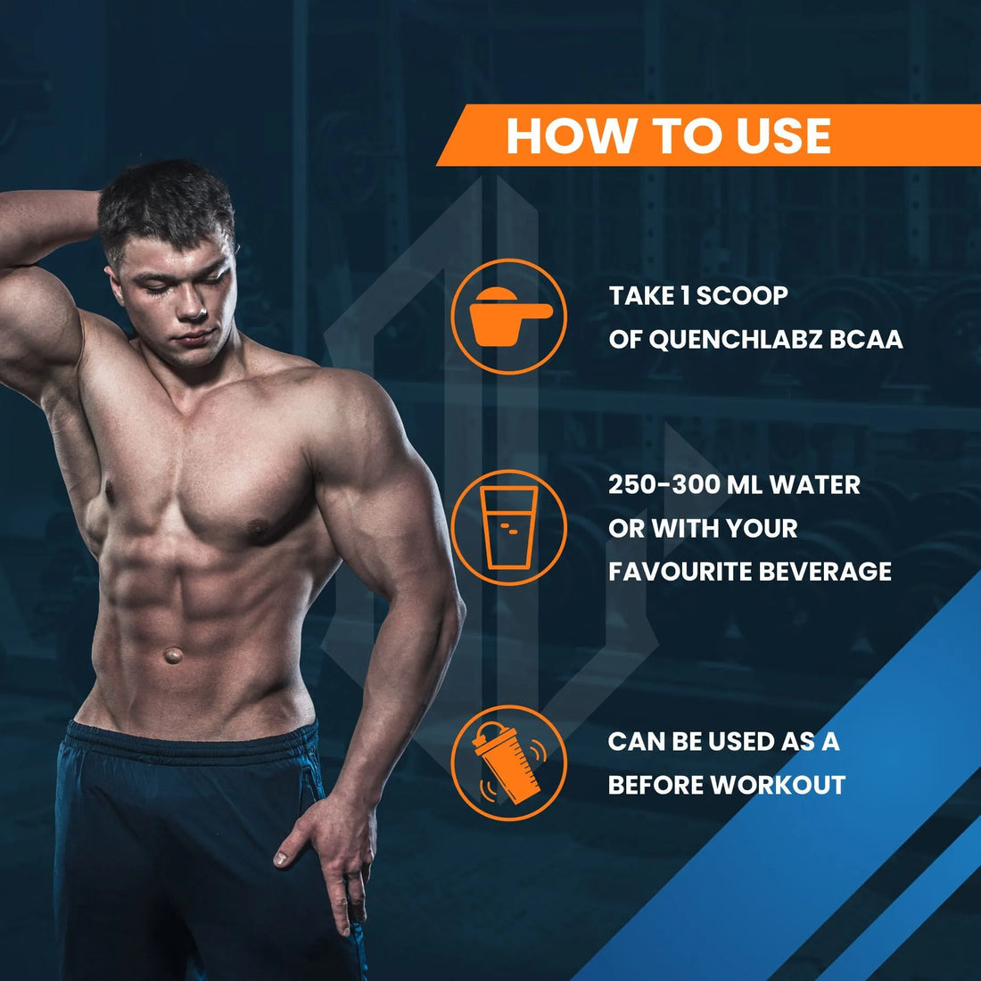 BCAA + Glutamine - Muscle Recovery Supplement