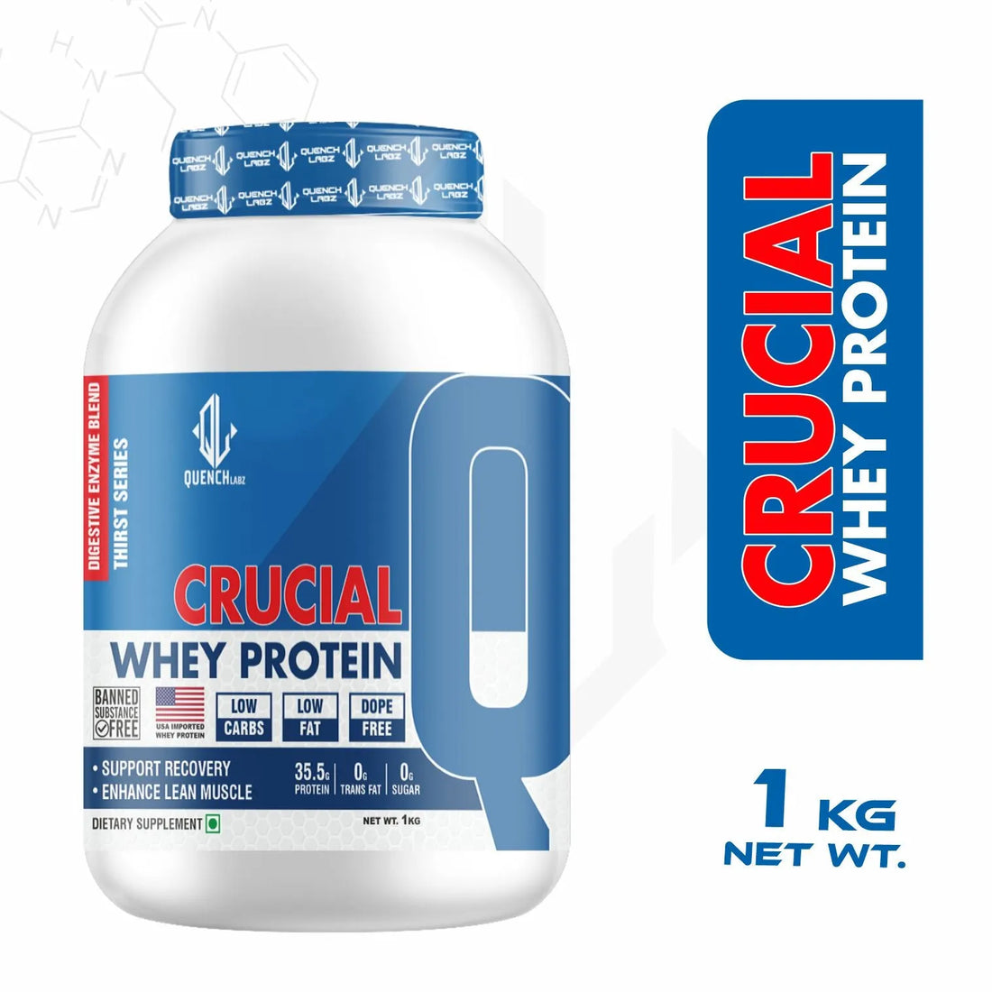 Crucial Whey Protein | Low Carb | 35.5 G Protein