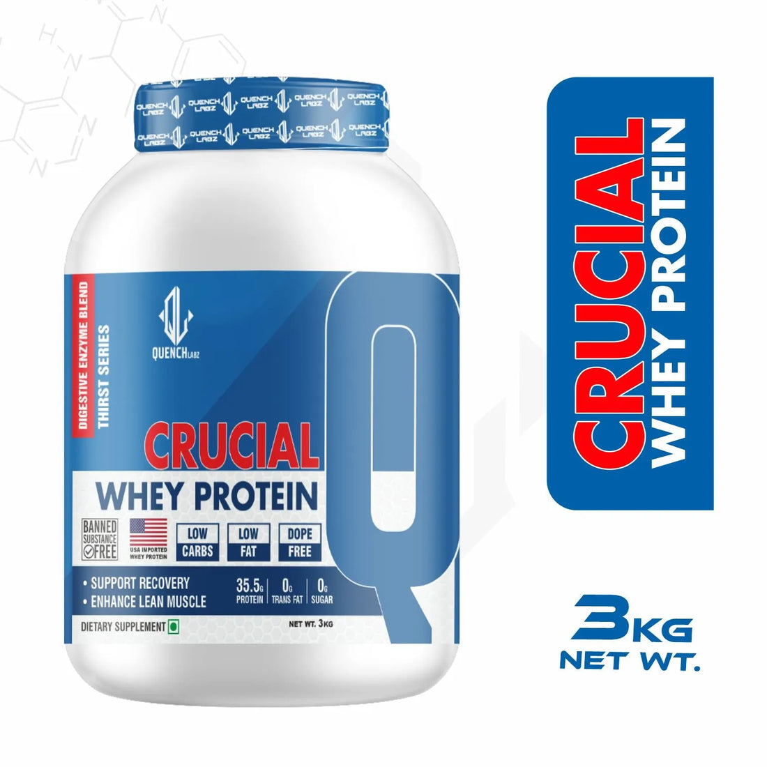 Crucial Whey Protein | Low Carb | 35.5 G Protein