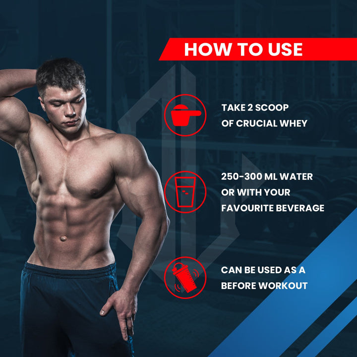 Crucial Whey Protein | Low Carb | 35.5 G Protein