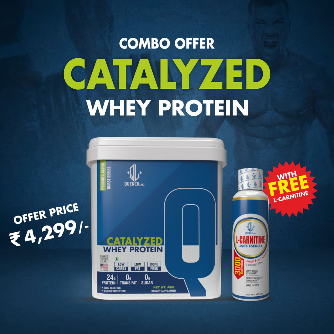 Catalyze Whey + L-Carnitine Liquid 450 ml