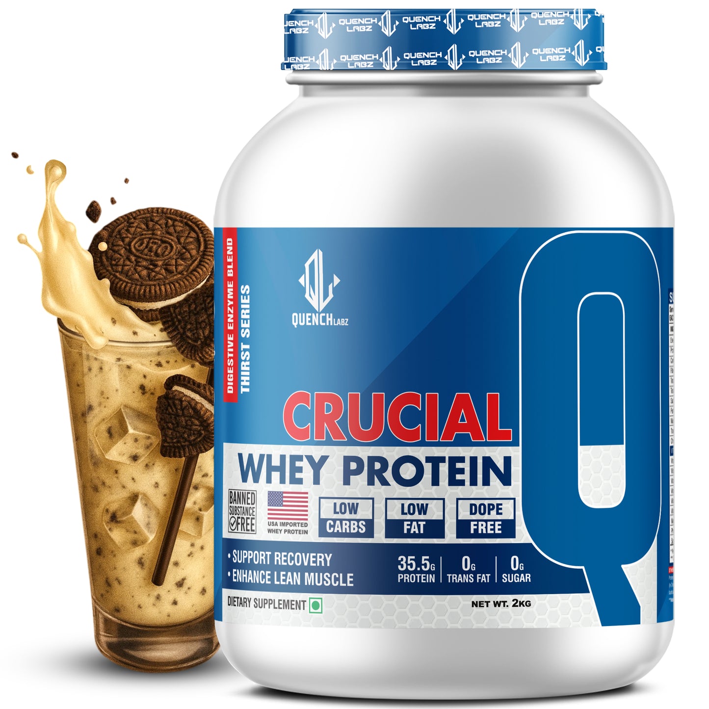 Crucial Whey Protein | Low Carb | 35.5 G Protein