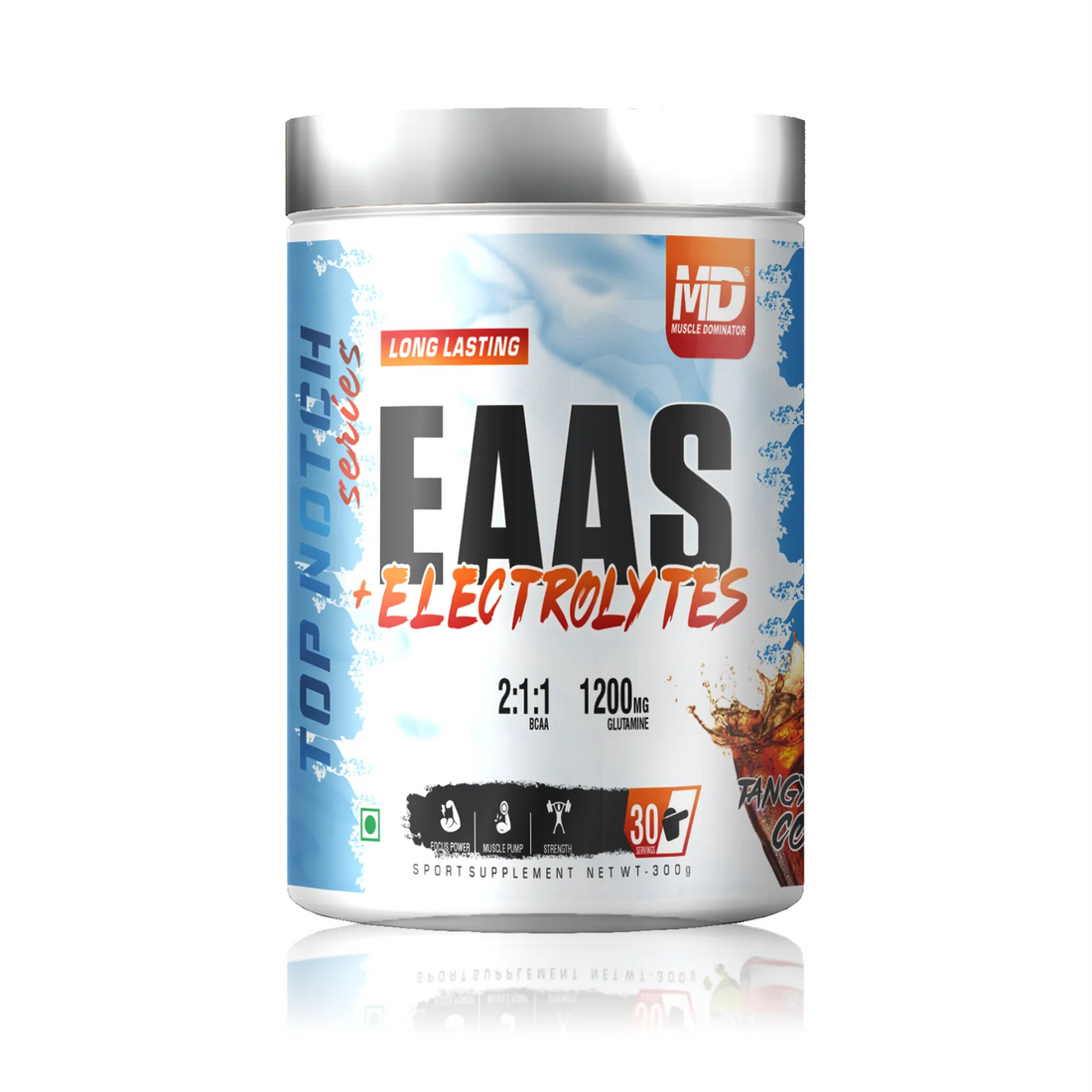 MD Long Lasting EAA + Electrolytes | 2:1:1 BCAA | 1.2g Glutamine | 30 Serving