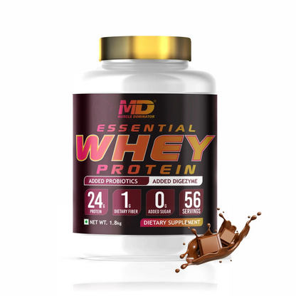 MD Essential Whey Protein | 24G Protein | 1G Dietary fiber