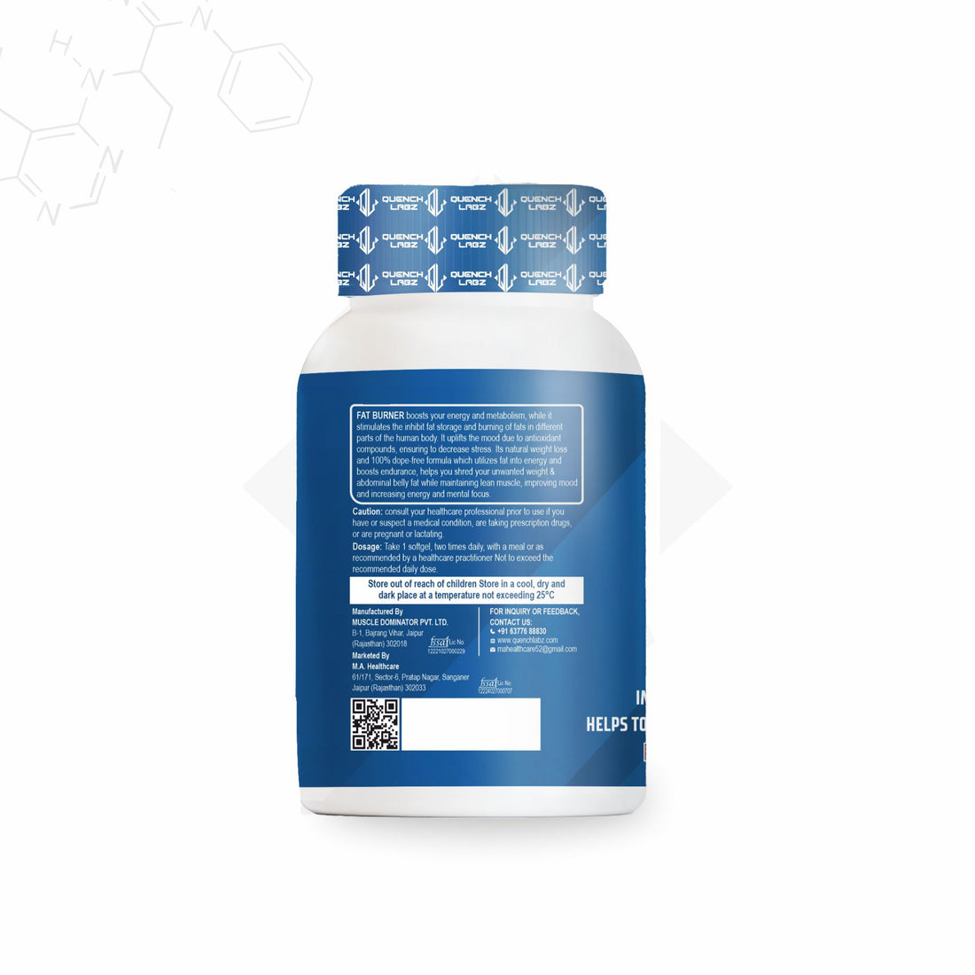 QuenchLabs Fat Burner - Powerful Thermogenic Formula