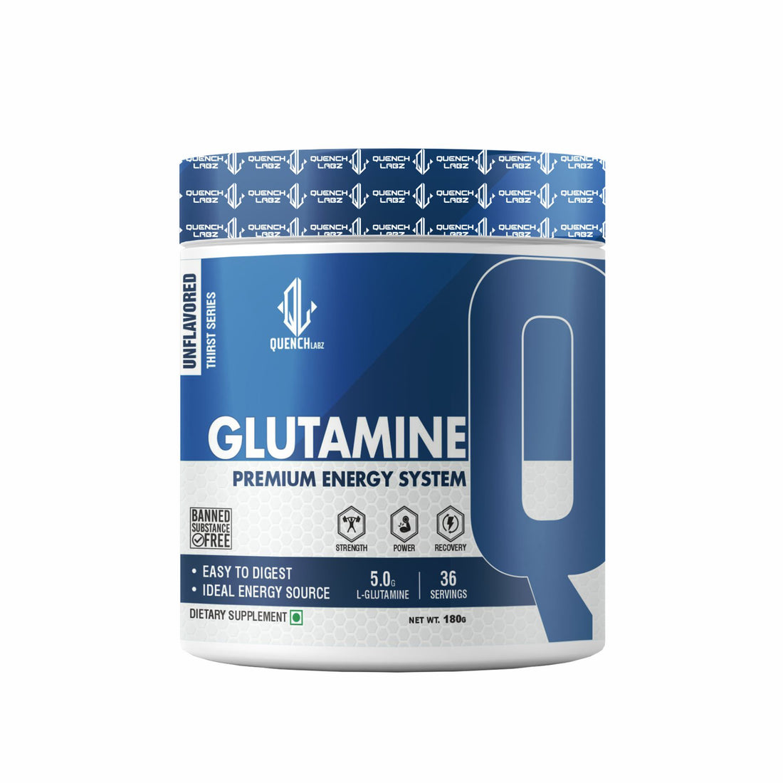 Glutamine 180 gm | Combo pack of 2