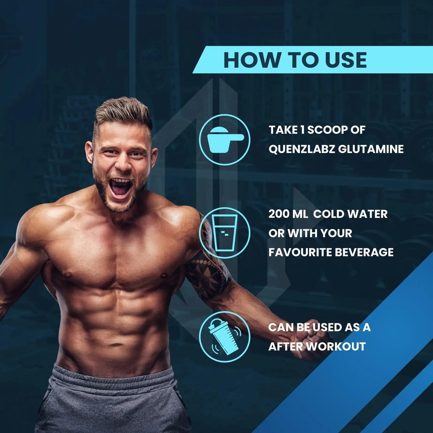 how to use glutamine