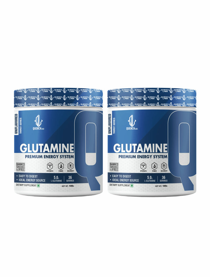 Glutamine 180 gm | Combo pack of 2