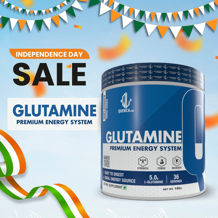 Glutamine 180 gm | Combo pack of 2