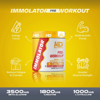 Immolator Pre-Workout With B-Alanine, L-Citrulline