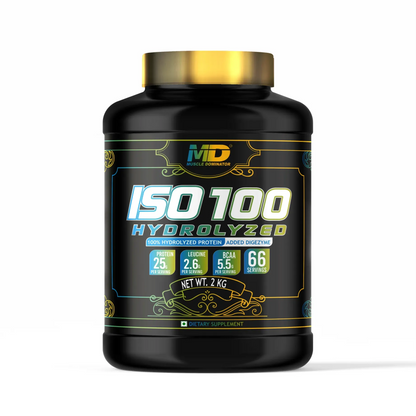 MD ISO100 HYDROLYZED WHEY | 25G Protein | 2.6G Leucine | 5.5G BCAA