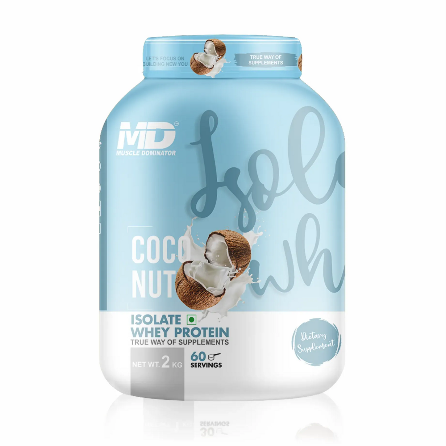 MD Isolate Whey Protein | 28 G Protein | 6 G BCAA