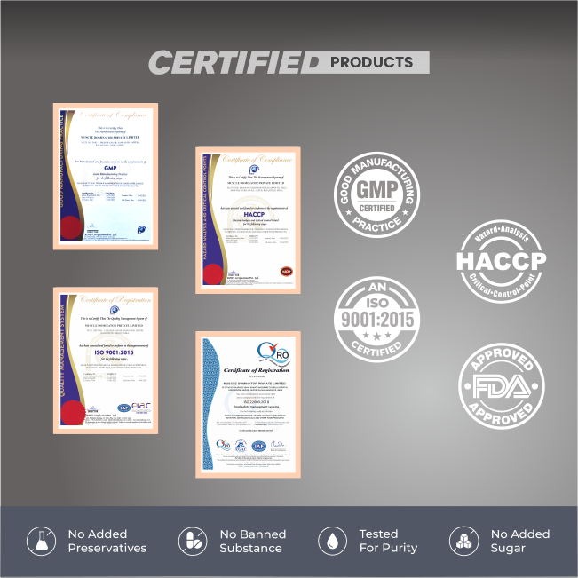 MD Isolate Whey Protein | 28 G Protein | 6 G BCAA