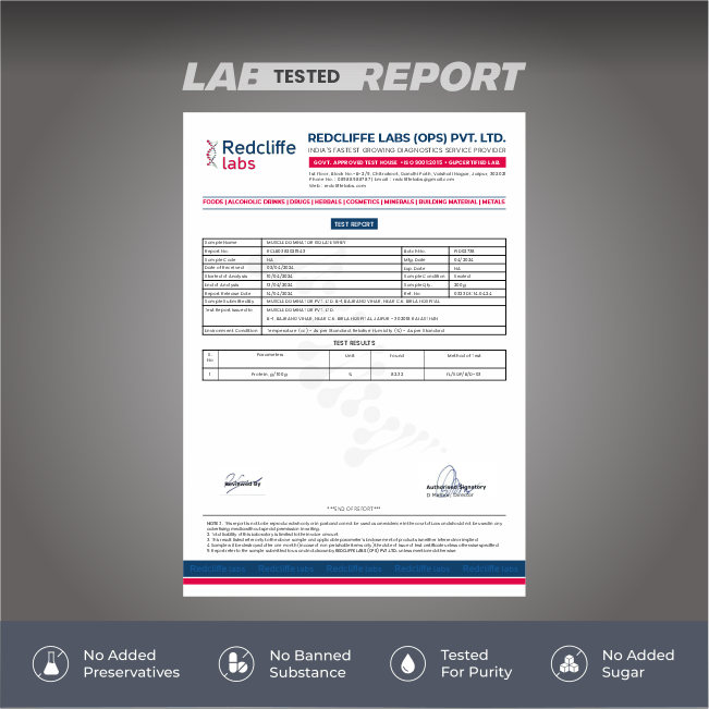 MD Isolate Whey Protein | 28 G Protein | 6 G BCAA