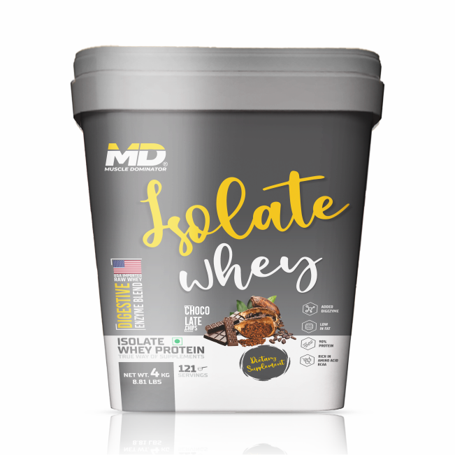 MD Isolate Whey Protein | 28 G Protein | 6 G BCAA