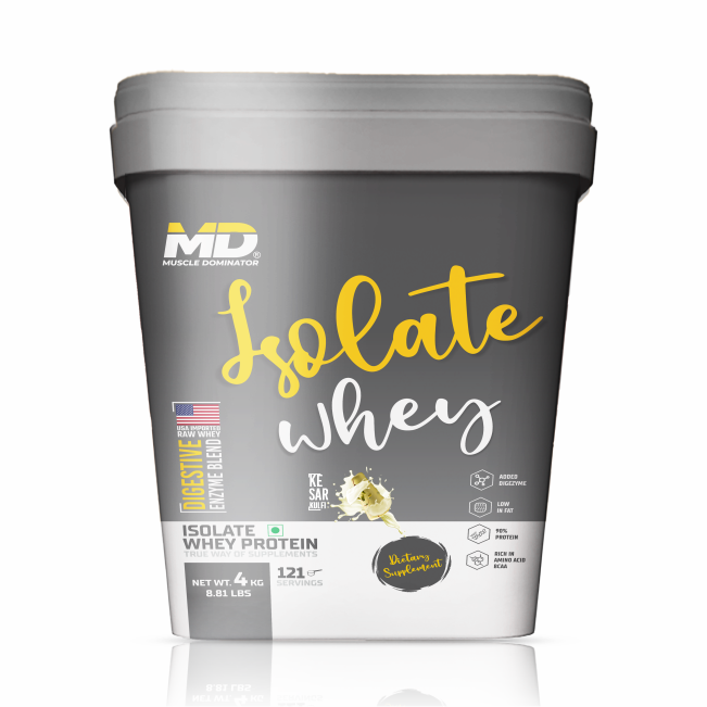 MD Isolate Whey Protein | 28 G Protein | 6 G BCAA