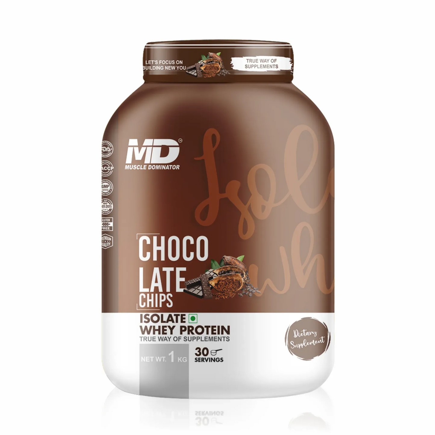 MD Isolate Whey Protein | 28 G Protein | 6 G BCAA