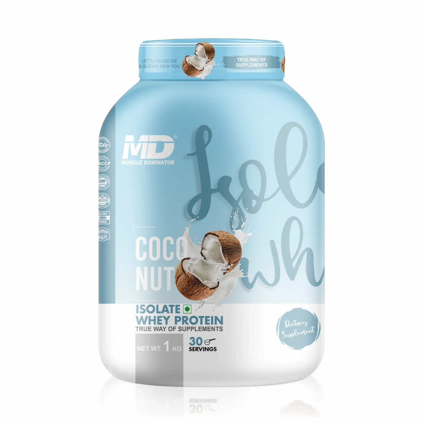 MD Isolate Whey Protein | 28 G Protein | 6 G BCAA