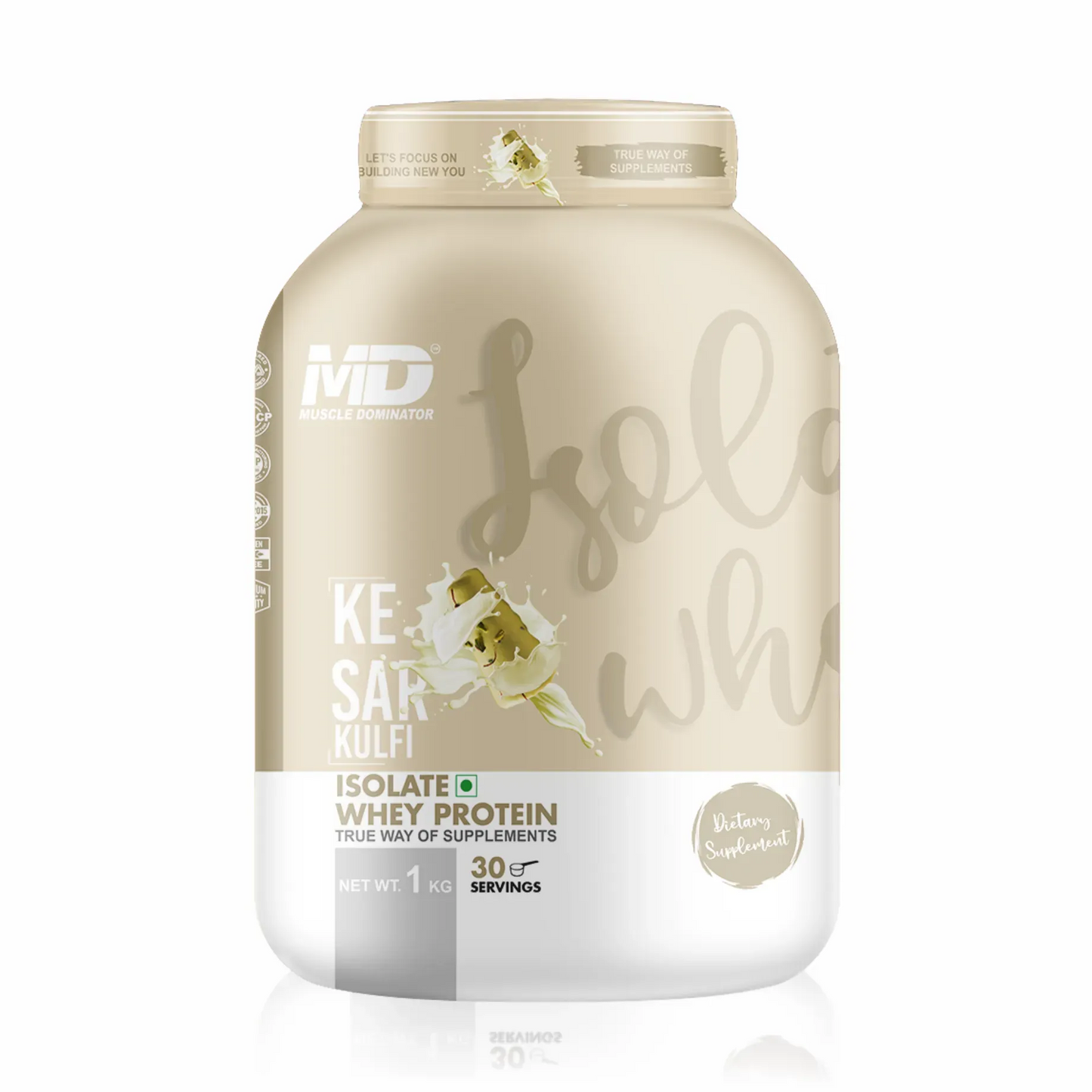 MD Isolate Whey Protein | 28 G Protein | 6 G BCAA