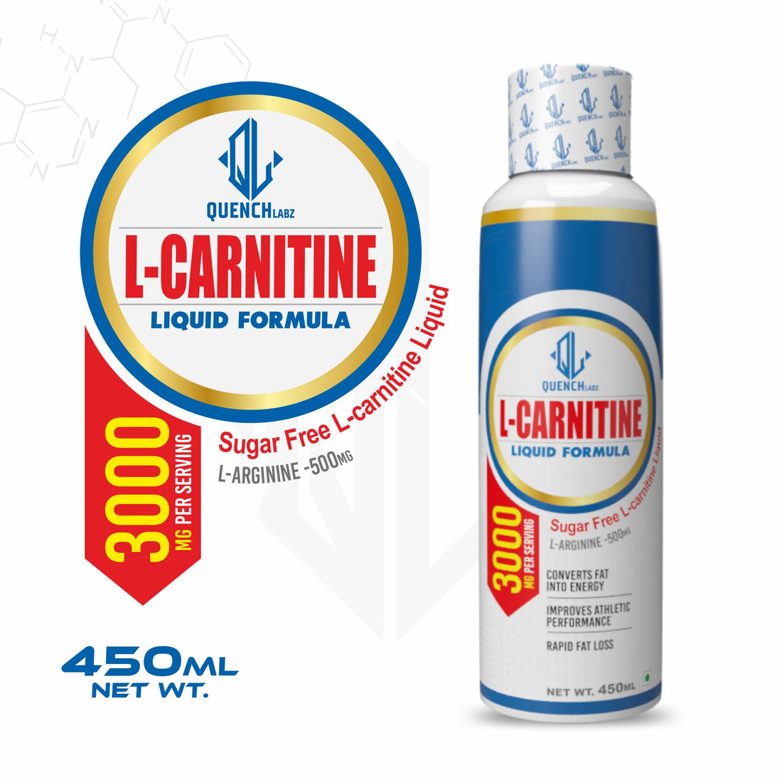 L-Carnitine Liquid | 3000 mg L-Carnitine