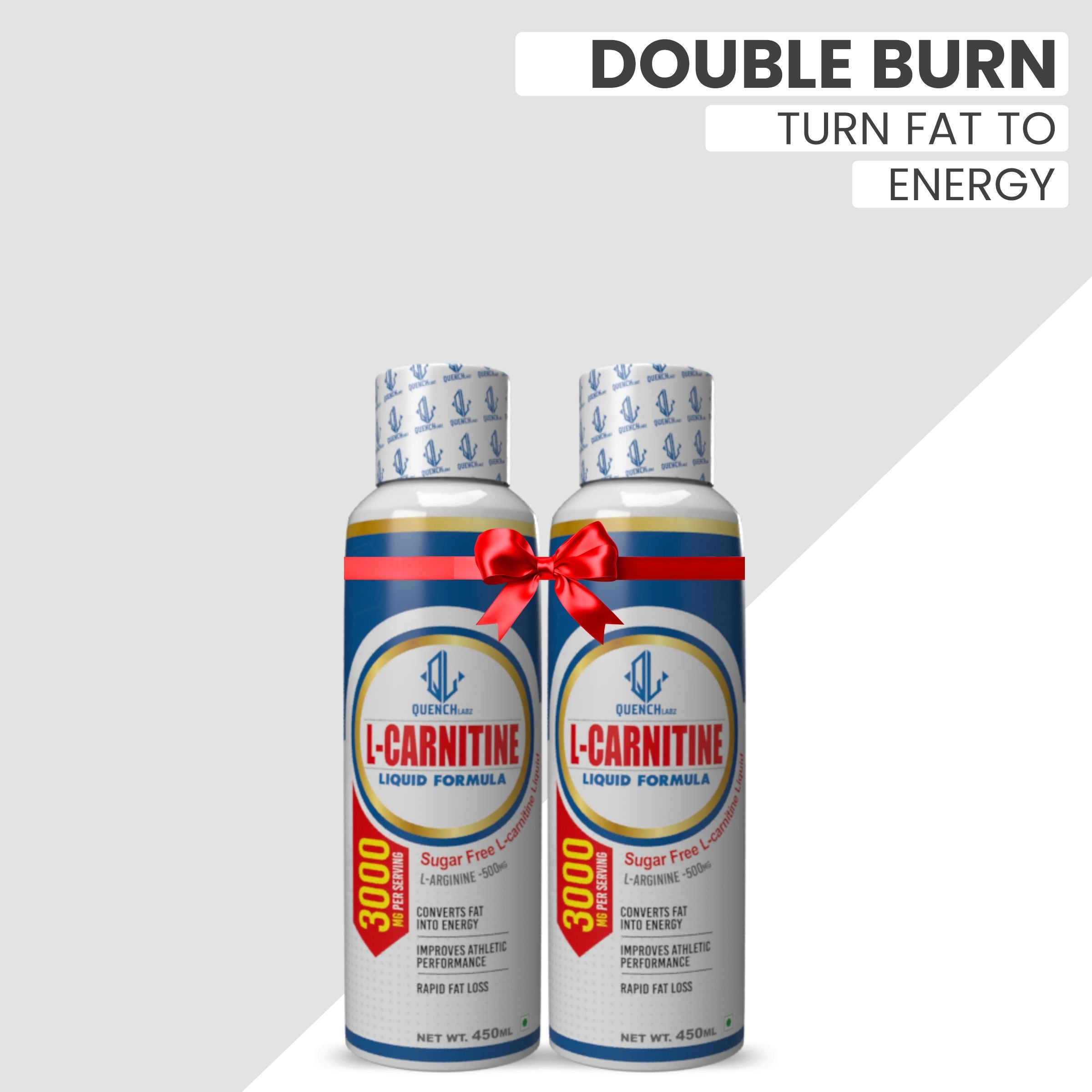2 Pack of L-Carnitine Liquid | 3000 mg L-Carnitine