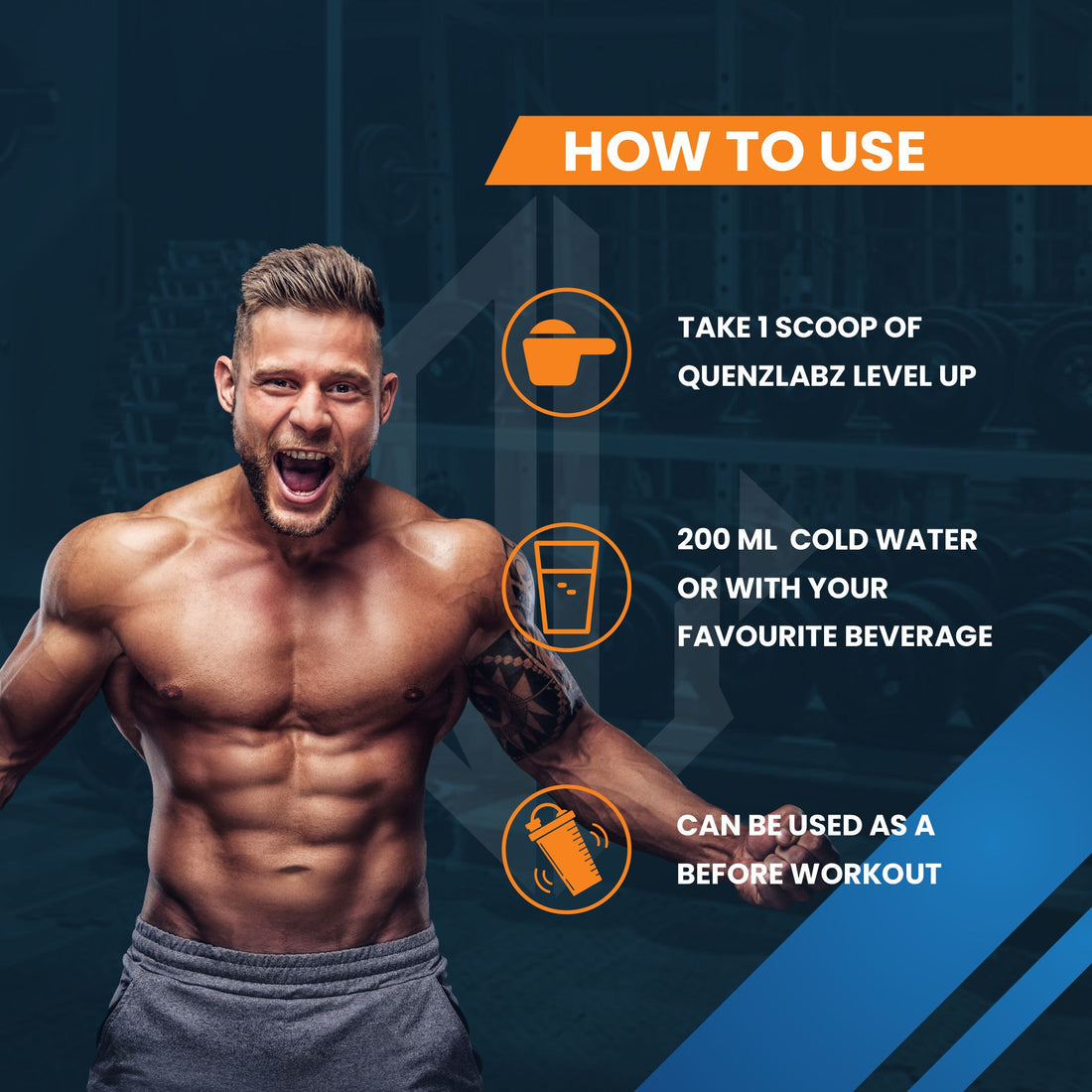 Level up Pre-Workout 150 gm | Combo pack of 2