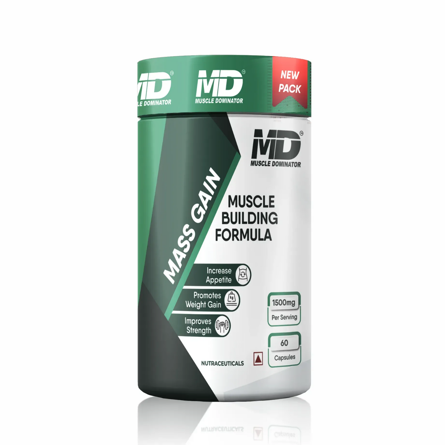 زيادة الكتلة العضلية - تركيبة بناء العضلات 1500 ملغ