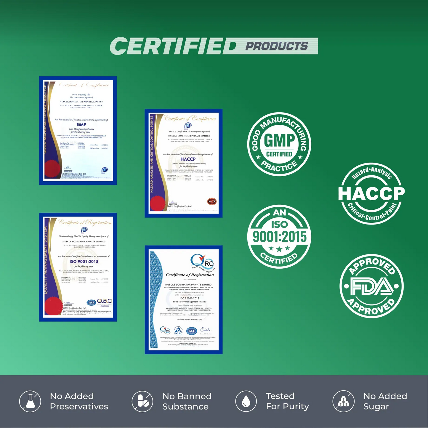 زيادة الكتلة العضلية - تركيبة بناء العضلات 1500 ملغ