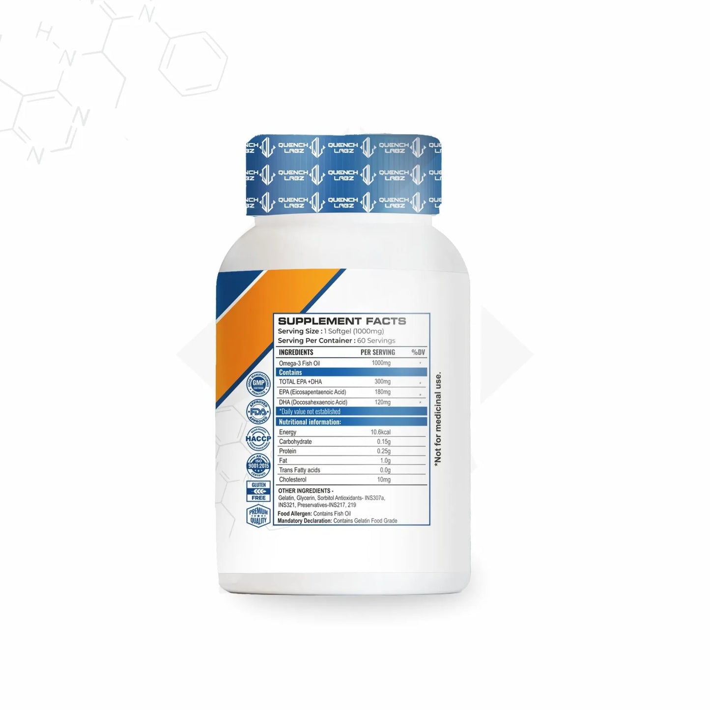 Natural Omega-3 Fish Oil - Improve Health & Well-being