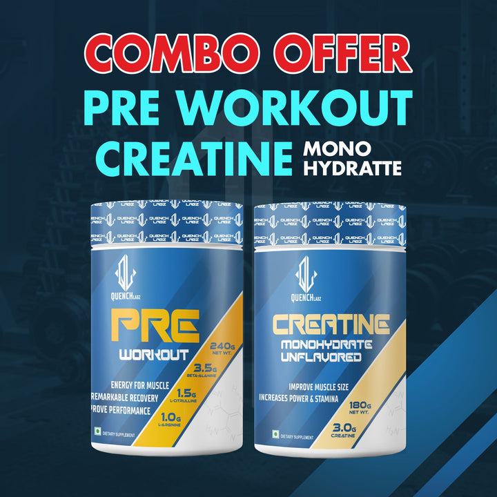 Pre-Workout 240 Gm + Creatine Monohydrate 180 Gm