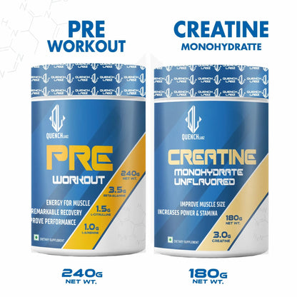 Pre-Workout 240 Gm + Creatine Monohydrate 180 Gm