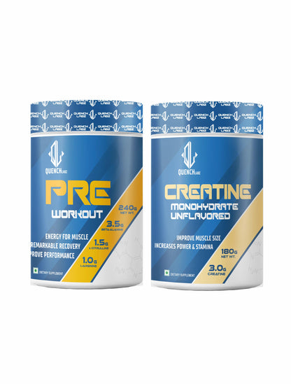 Pre-Workout 240 Gm + Creatine Monohydrate 180 Gm