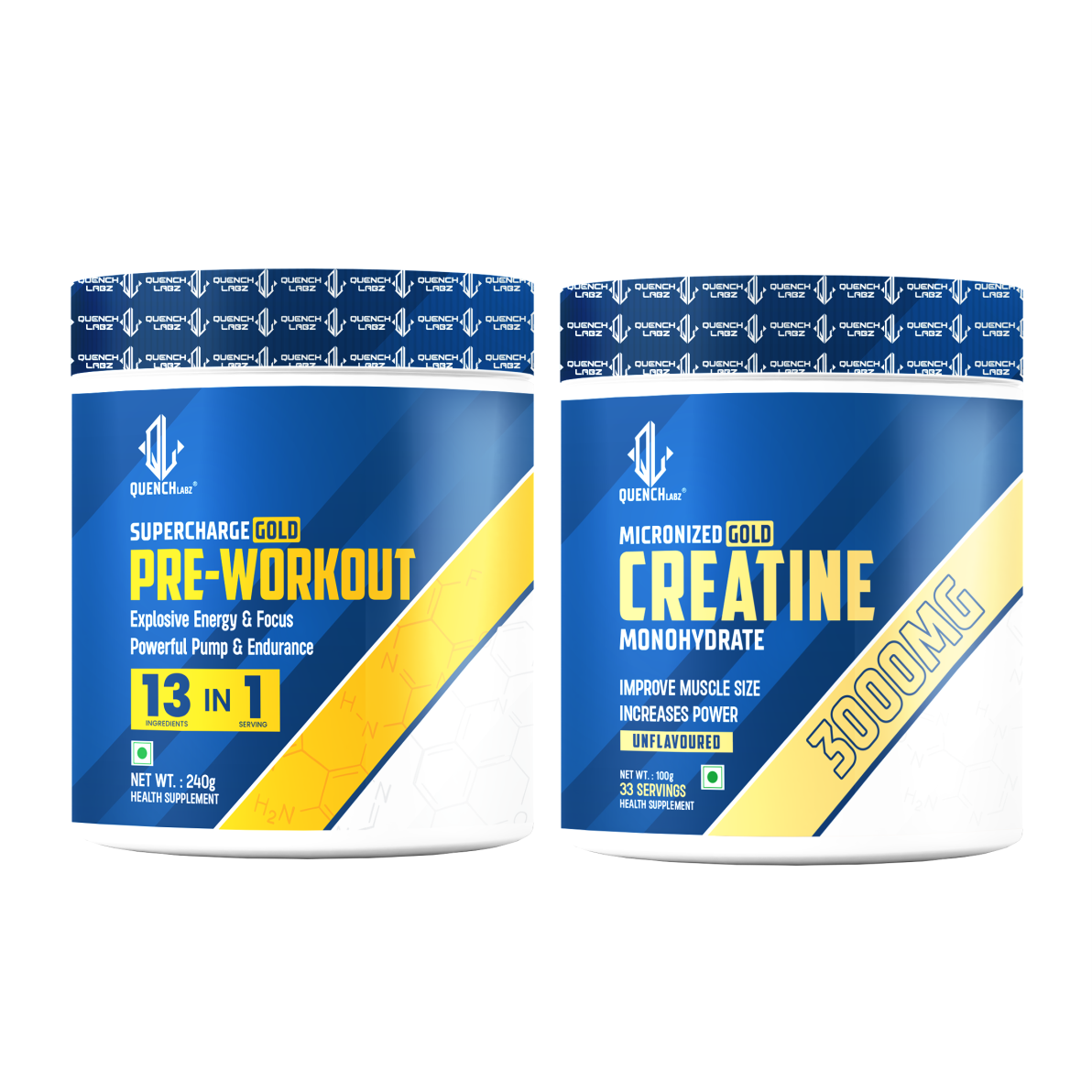 Pre-Workout 240 Gm + Creatine Monohydrate 180 Gm