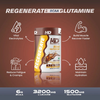 MD Regenerate BCAA + Glutamine 400 Gm