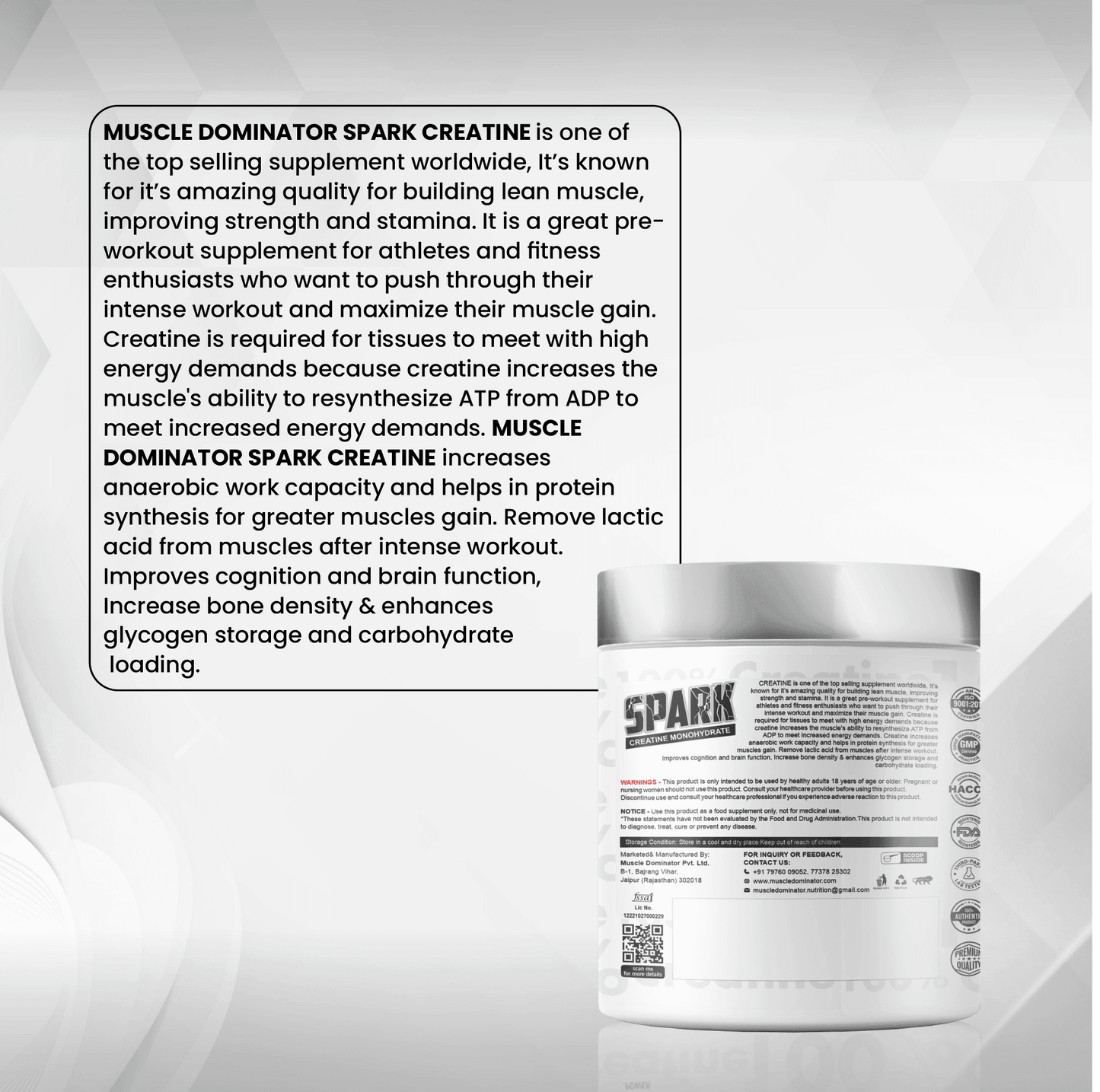 SPARK Creatine Monohydrate – Power Up Your Performance