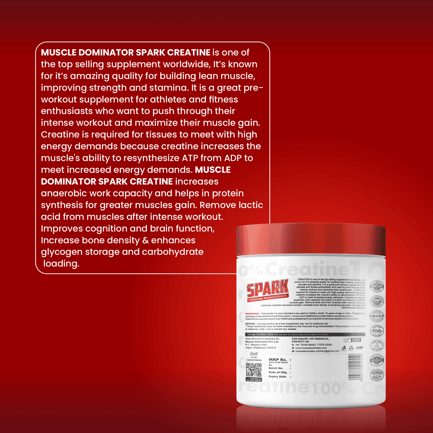SPARK Creatine Monohydrate – Power Up Your Performance