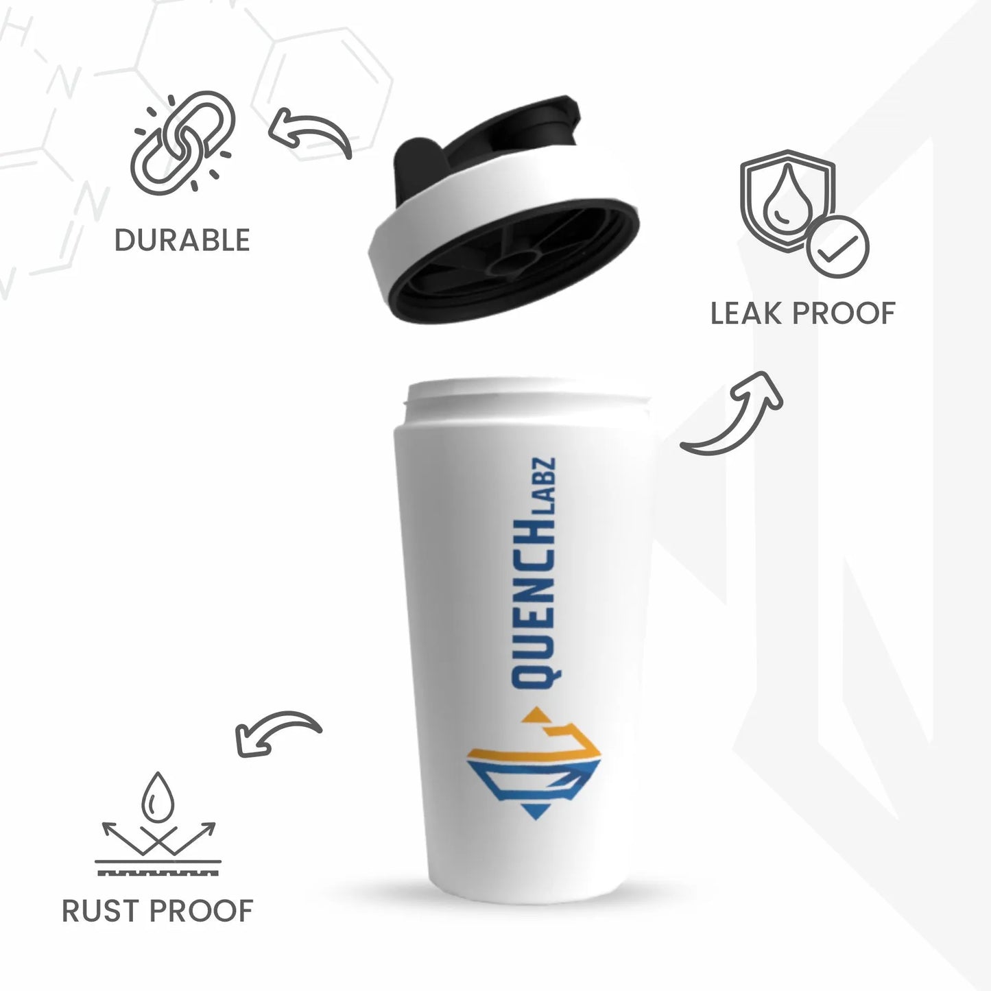 هزاز من الفولاذ المقاوم للصدأ - هزاز رياضي عالي الجودة ومتين