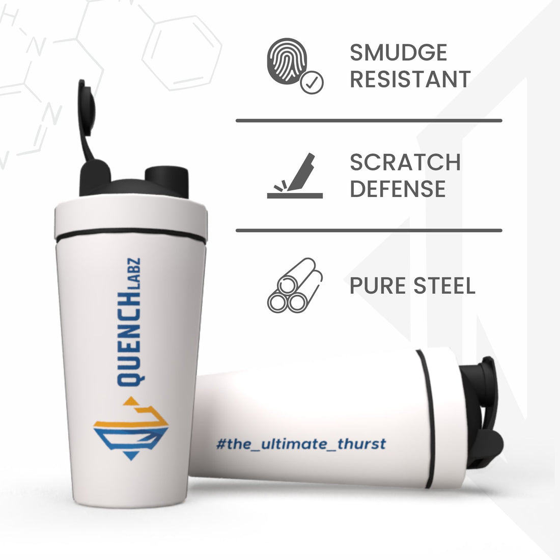 Stainless Steel Shaker - Premium & Durable Gym Shaker