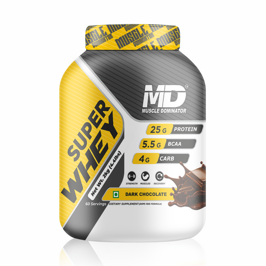 Super Whey Protein | 25 G Protein | 5.5 G BCAA | 4 G Carb