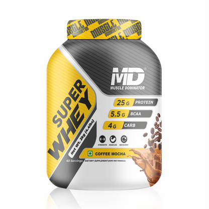 Super Whey Protein | 25 G Protein | 5.5 G BCAA | 4 G Carb